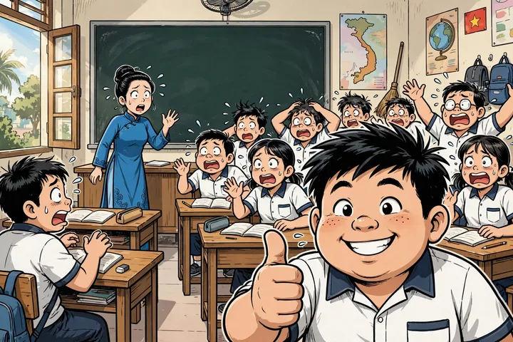 Truyện tranh Nhất Quỷ Nhì Ma — Lớp 10A9